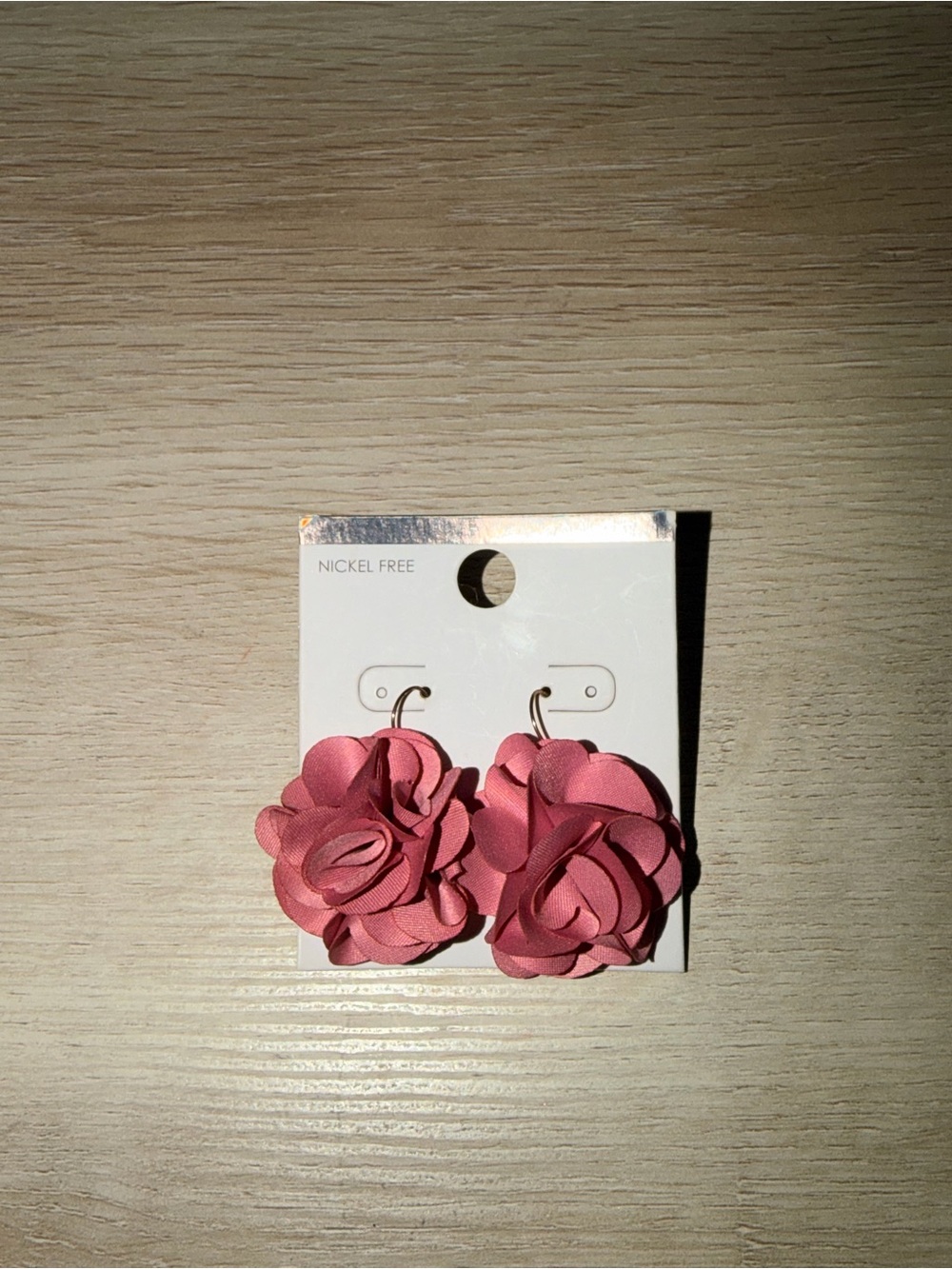 Pink Floral Drop Earrings - Women Accessories